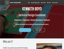 Tablet Screenshot of kennethboyd.com